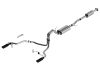 Borla F-150 2021 2.7L/3.5L 4dr CC SB EC STB Lari/King R/Plinum/LTD 3/2.25 DSE CB AK BLK CHR Tips
