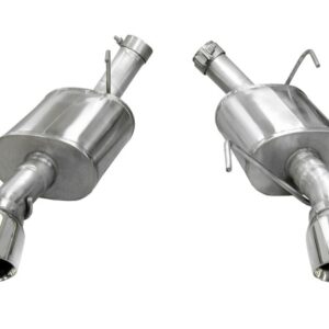 CORSA Performance Corsa 05-10 Ford Mustang Shelby GT500 5.4L V8 Polished Xtreme Axle-Back Exhaust 14314