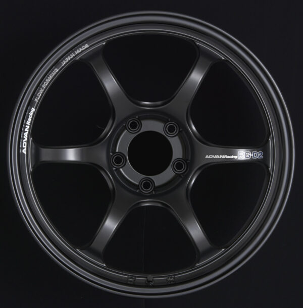 Advan RG-D2 18x10.5 +24 5-120 Semi Gloss Black Wheel main image 1