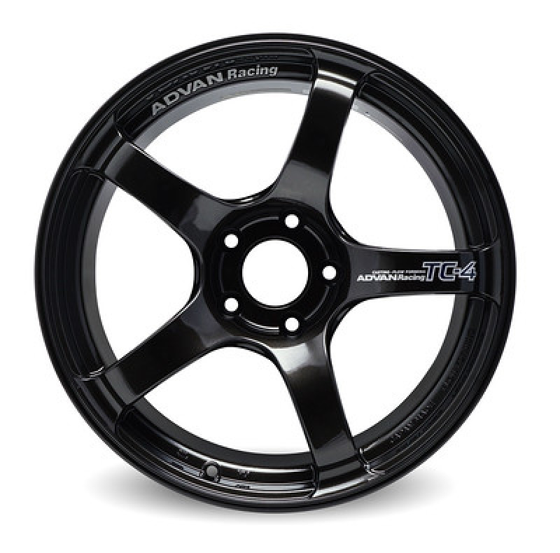 Advan TC4 15x8.0 +35 4-100 Black Gunmetallic Wheel (No Ring