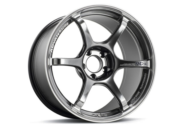 ADVAN Racing 18インチ　pcd114.3 Advan RG-4 18x11 +15 5-114.3 Racing Hyper Black & Ring Wheel