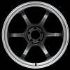 Advan R6 18x9.5 +05 5-114.3 Machining & Racing Hyper Black Wheel main image 1