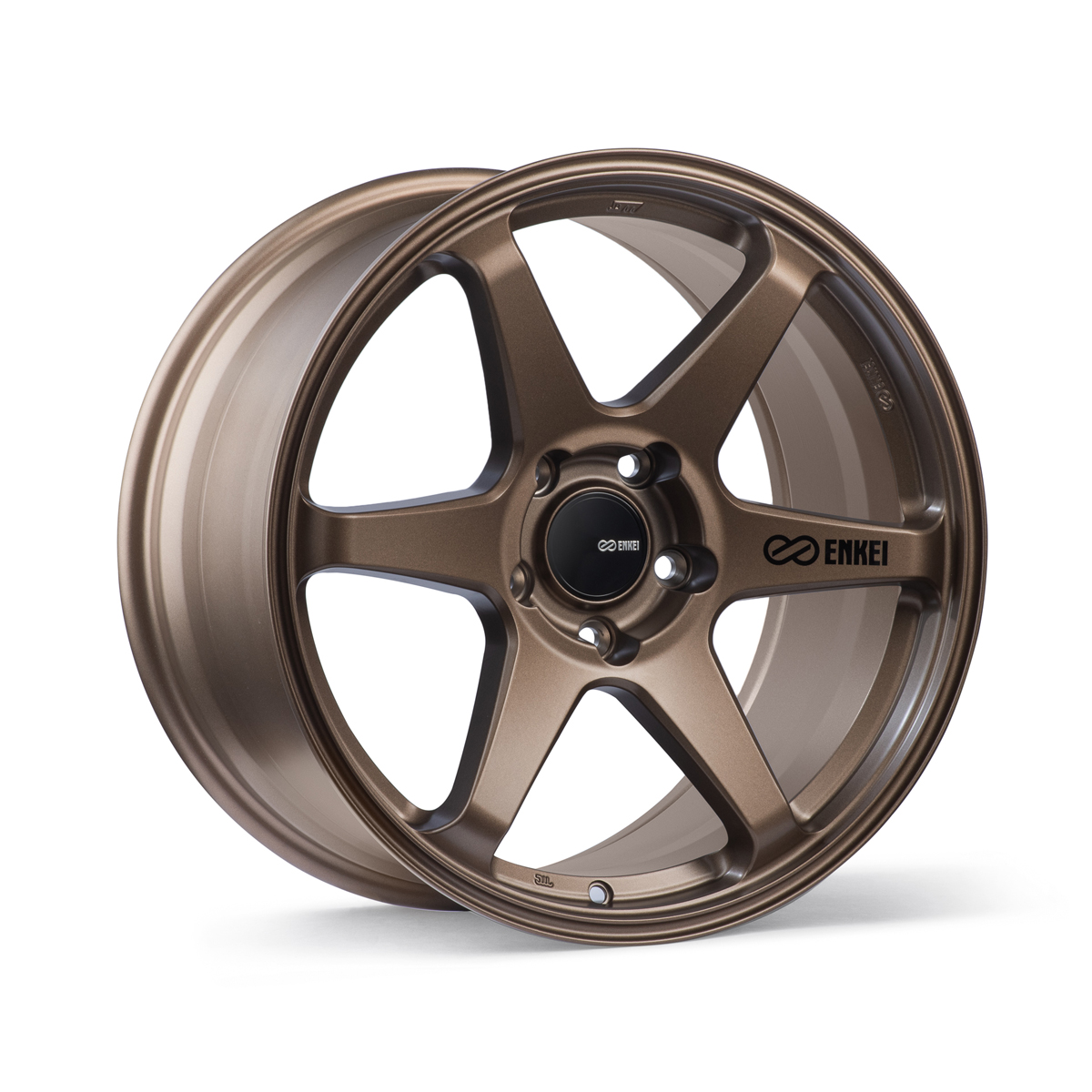 Enkei T6R 18x8 40mm Offset 5x114.3 Bolt Pattern 72.6 Bore Gloss Black Wheel