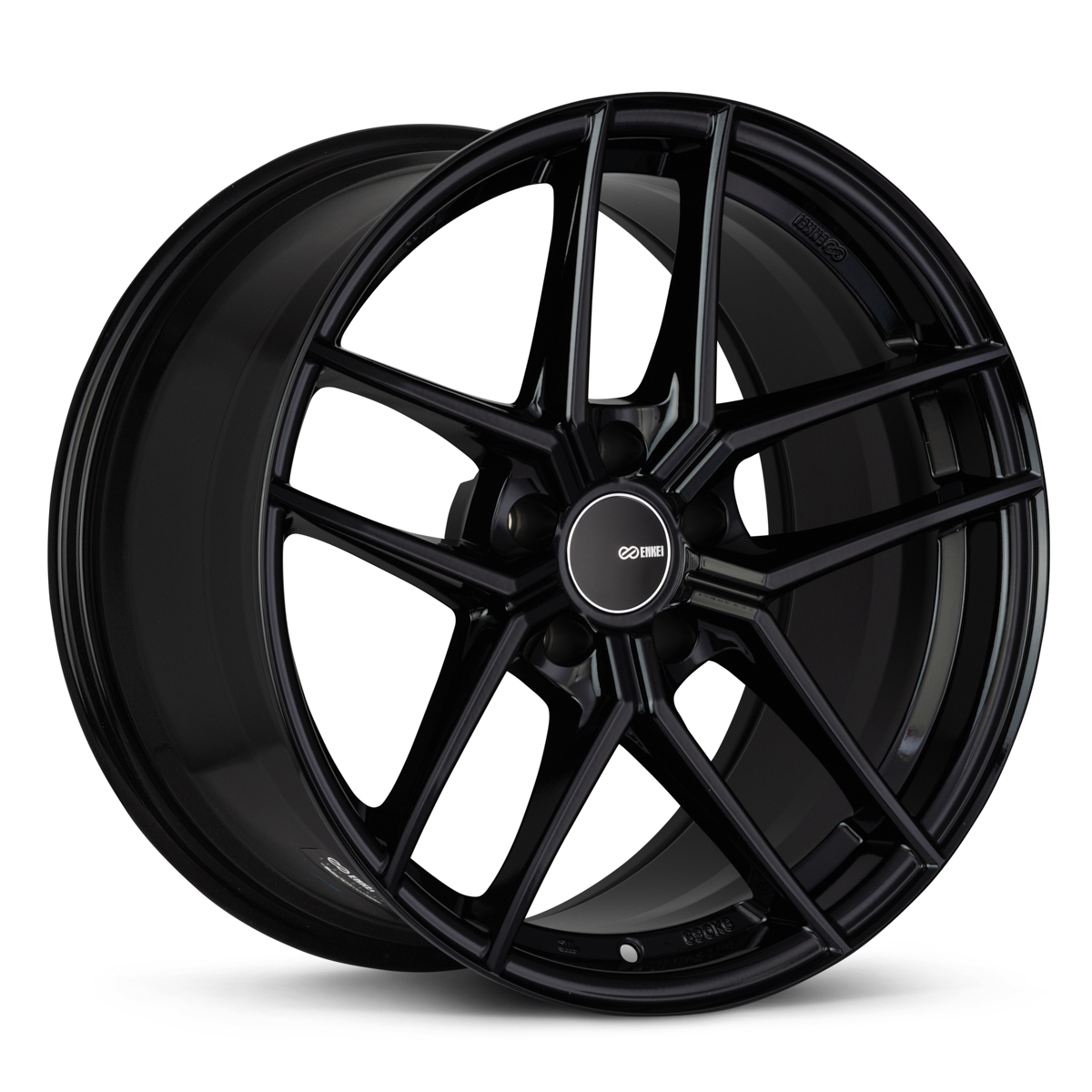 Enkei M52 17x7.5 40mm Offset 5x114.3 Bolt Pattern 72.6mm Bore Dia Hyper Black Wheel main image 0