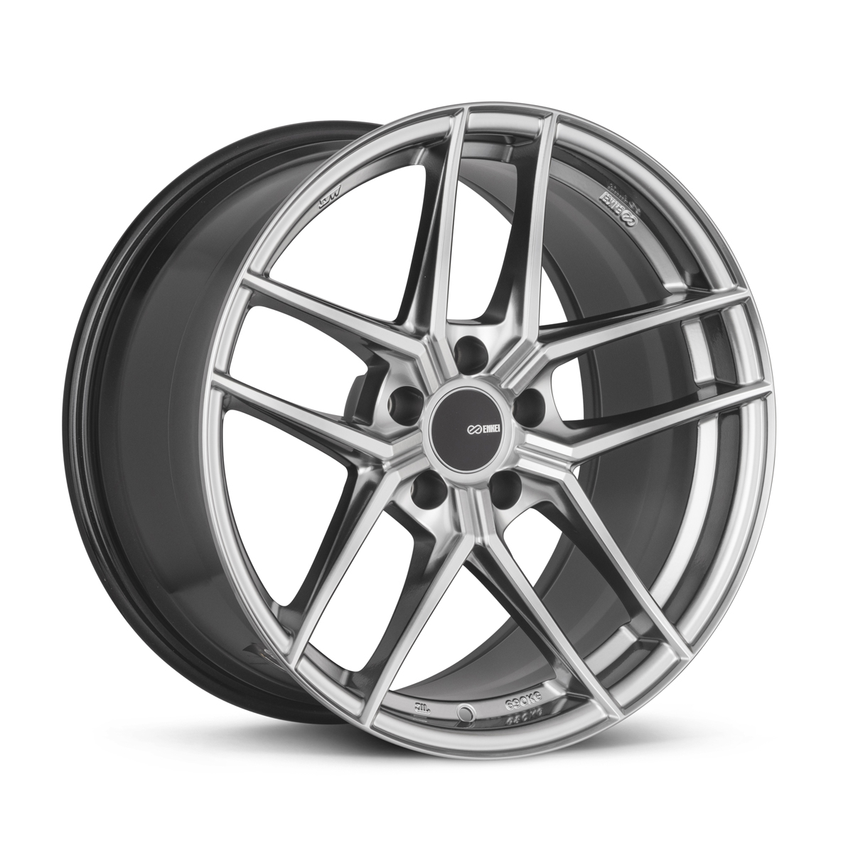Enkei TY5 19x8.5 5x114.3 35mm Offset 72.6mm Bore Black Wheel main image 0