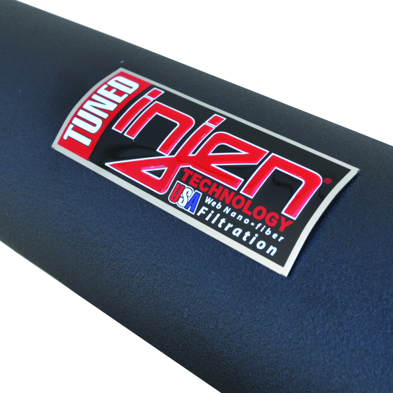 Injen 08-09 535i E60 3.0L L6 Twin intake & AMSOIL Filters Wrinkle Black Short Ram Intake main image 0