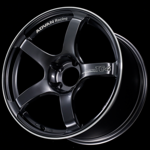 Advan TC4 18x9.5 +12 5-114.3 Racing Gunmetallic and Ring Wheel