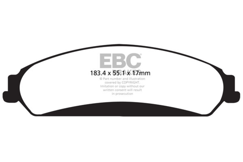 EBC Redstuff Rear Brake Pads | 08-09 Buick Allure (Canada) 5.3 main image 1