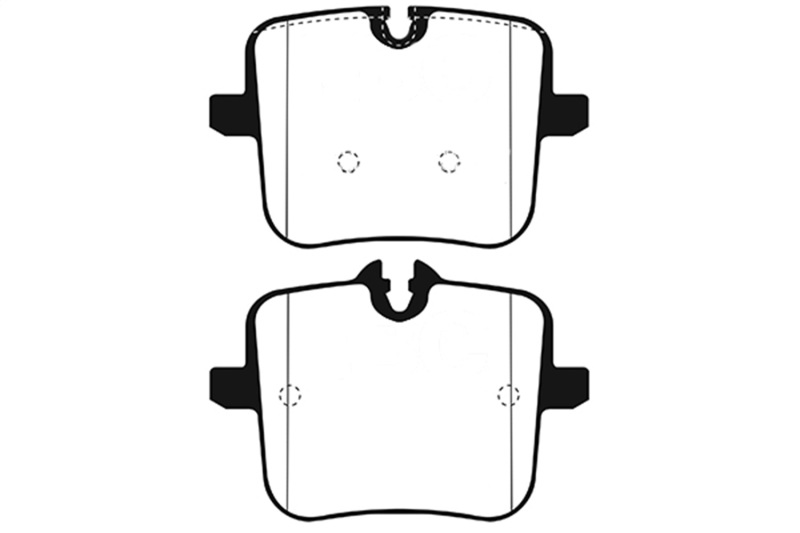 EBC Yellowstuff Front Brake Pads | 12+ BMW M5 4.4 Twin Turbo (F10)