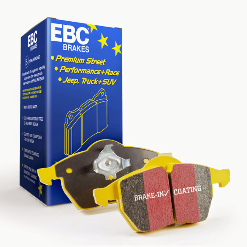 EBC Yellowstuff Front Brake Pads | 15+ Ford Mustang 2.3 Turbo Performance Pkg