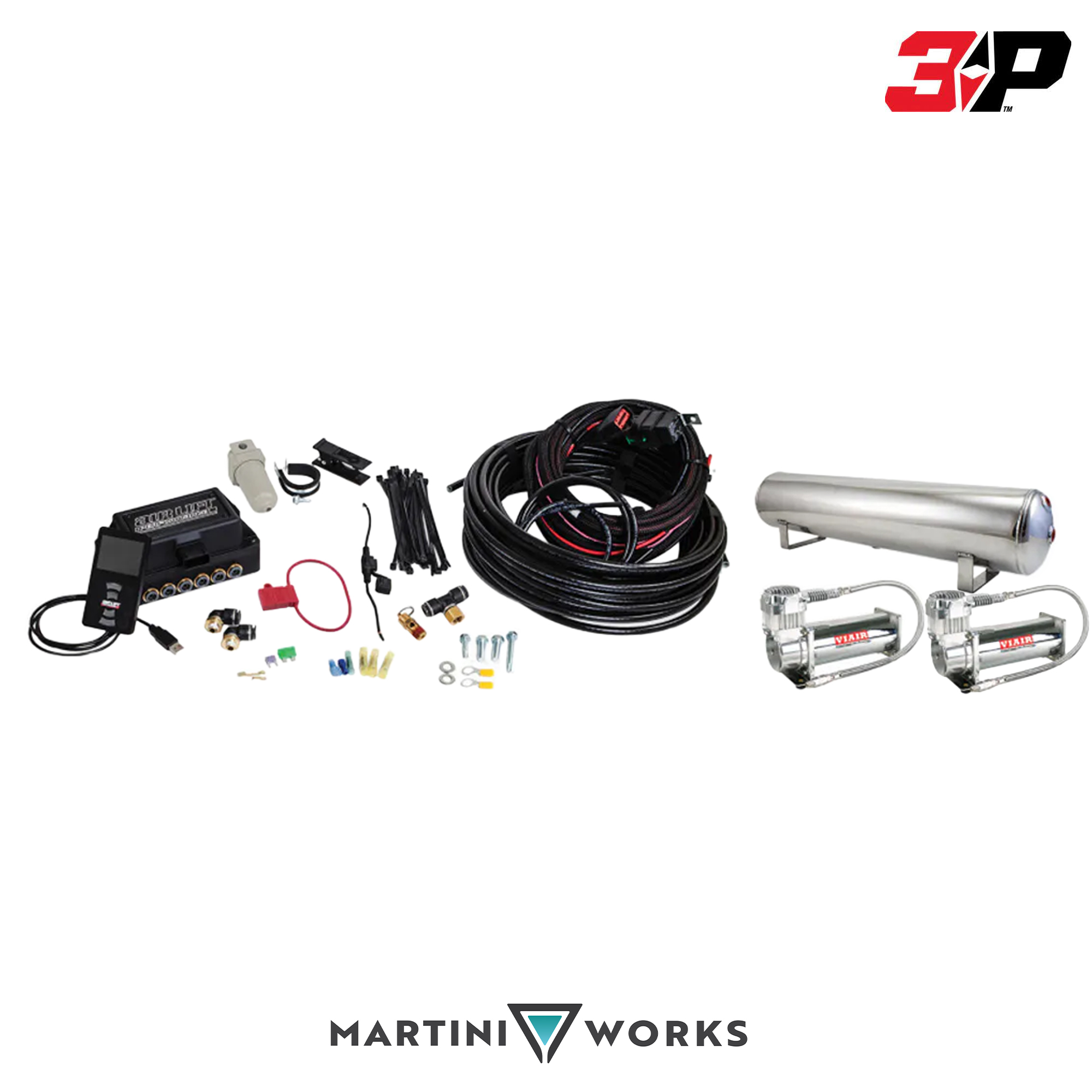 Airlift Performance 3P Kit with dual Compressors for 0913 Infiniti G37