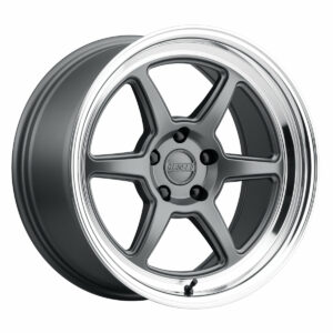 Kansei Roku 18x9.5 +38 / 5x114.3 / Grey &amp; Machined Lip