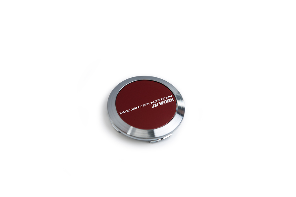 WORK Emotion Series Flat Center Cap - Red (1pc) | W120219