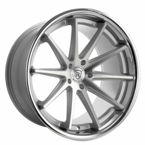 Rohana RFC10 19x8.5 35 5x112 Machine Silver/Chrome Lip RFC1019855112MS35
