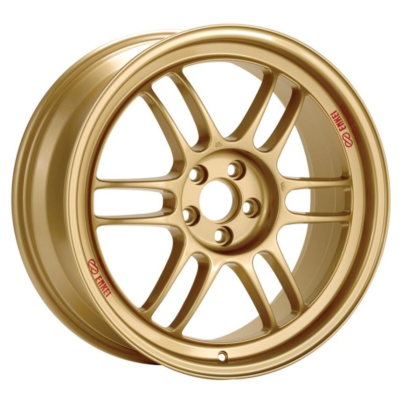 Enkei RPF1 18x8.5 5x114.3 40mm Offset 73mm Bore Gold Wheel G35