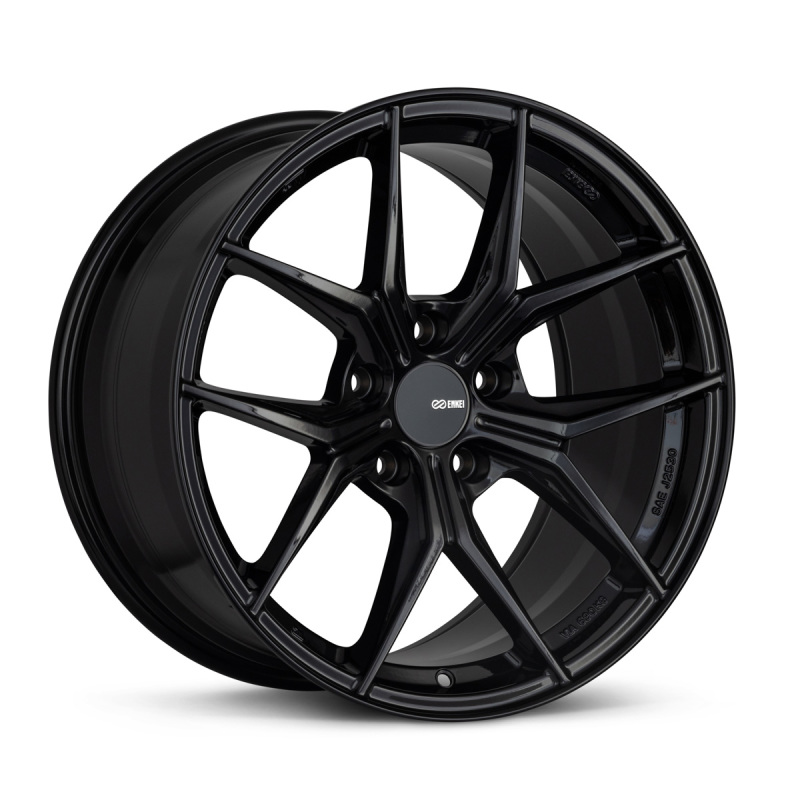 ドリケツ　17×8jj 114.3 +35 ENKEI ESターマック　2本 Enkei TSR-X 18x8 45mm Offset 5x114.3 BP 72.6 Hub Bore Gloss Black