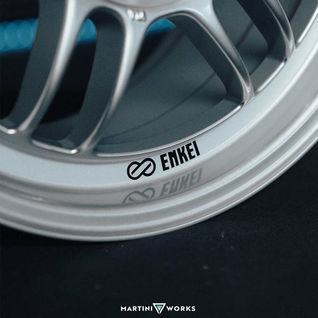 Enkei RPF1 18x9 5x114.3 35mm Offset 73mm Bore Silver Wheel G35