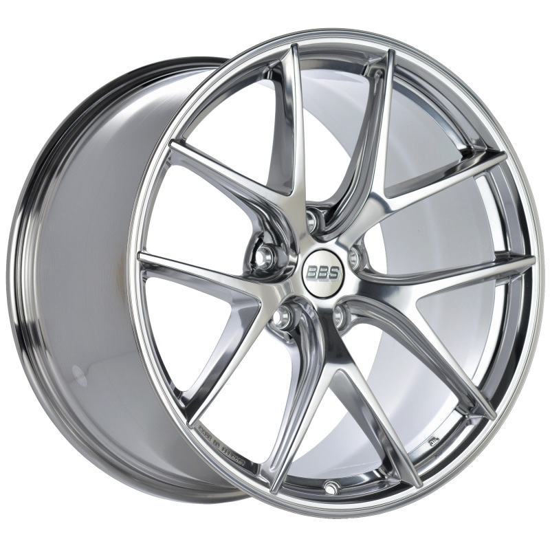 BBS CIR 19x9 +44 Satin Platinum w/ Polished Rim Protector