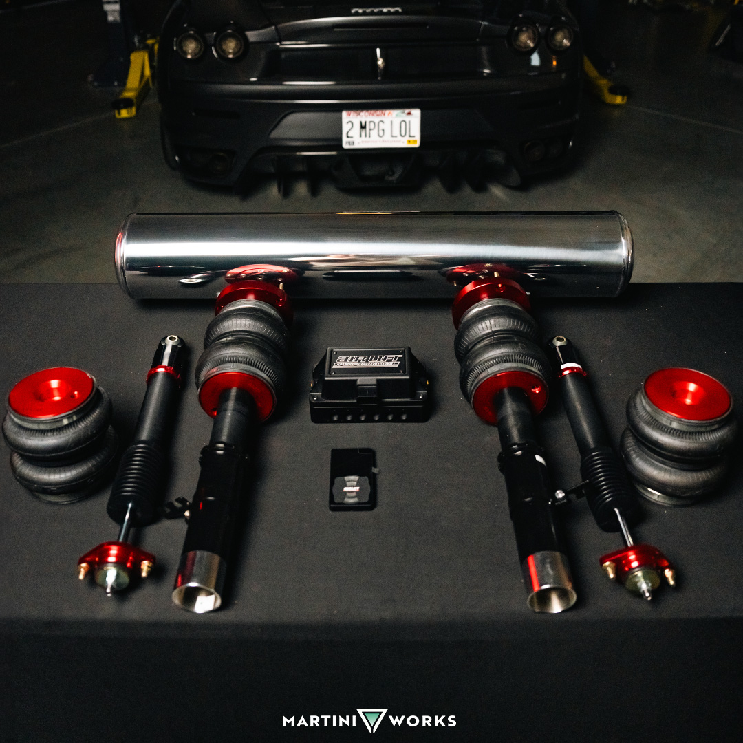 Airlift Performance 3P Kit for 99-05 VW Jetta (MK4 Platform) with Front \u0026  Rear Slam Struts (No Shocks with rear) | MartiniWorks, image size:1080x1080