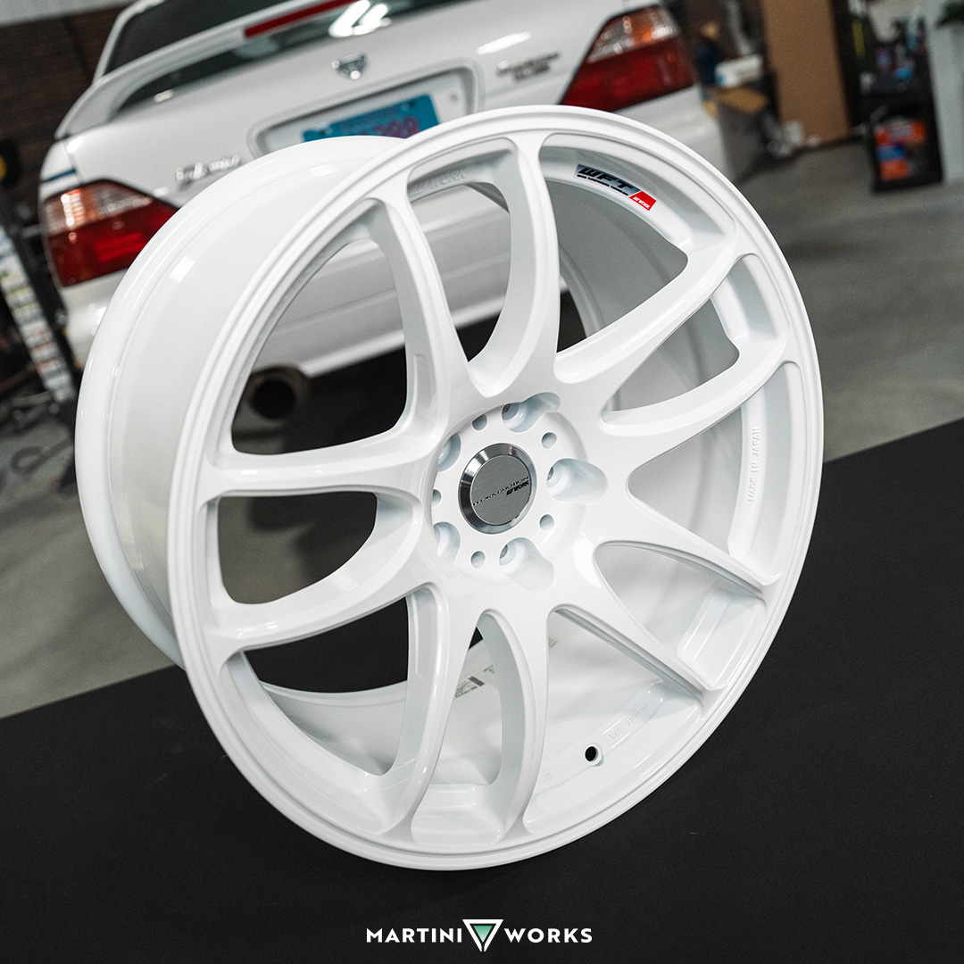 WORK Emotion CR Kiwami 18x9.5 +38 5x114.3 White | MartiniWorks