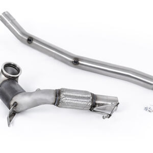 Milltek Downpipe and Cat 94mm / 3.7inch ID Turbo Outlet to 80mm / 3.15inch Downpipe 200CPSI Race Cat - Fits OE Cat Back System Only for Volkswagen Golf Mk8 R 2.0 TSI 320PS (Non-GPF / North American Models Only ) (2022 and Later),  - SSXVW675 SSXVW675-2