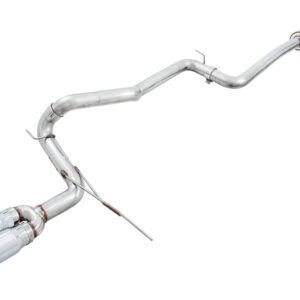 AWE Tuning Ford Focus ST Track Edition Cat-back Exhaust - Chrome Silver Tips AWE-3020-32034