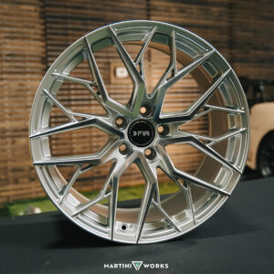 F1R FS3 19x8.5 +35 5x114.3 Machine Silver