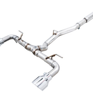 AWE Subaru BRZ/ Toyota GR86/ Toyota 86 Track Edition Cat-Back Exhaust- Chrome Silver Tips AWE-3020-32279