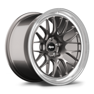 Apex Wheels ML-10RT 19x10 12 5x112 Anthracite - Machined Lip