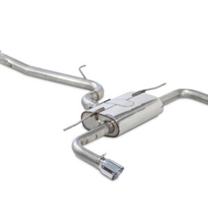 AWE Tuning Audi 8V A3 Touring Edition Exhaust - Dual Outlet Chrome Silver 90 mm Tips AWE-3015-32056