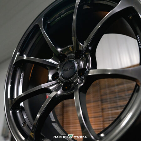 Volk Racing NE24 18x10.5 ET30 5-112 SHINING BLACK METAL WKNAC30MHM
