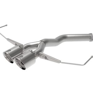aFe Takeda 3in-2.5in 304 SS Axle-Back Exhaust w/Polished Tip 19-20 Hyundai Veloster I4-1.6L(t) 49-37012-P