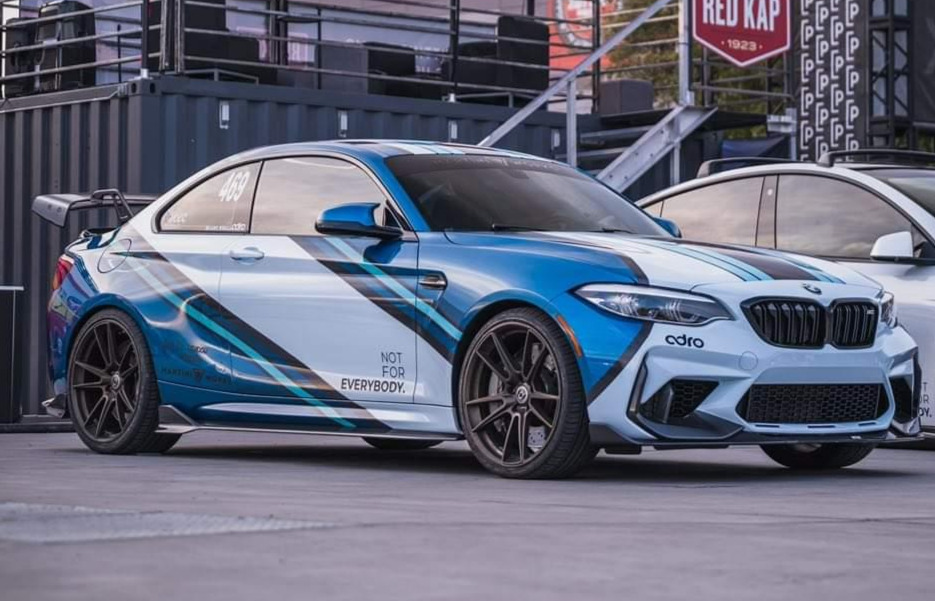 Lars's 2020 BMW M2 Competition on F:20x9 +25, R:20x10 +40 HRE FF04
