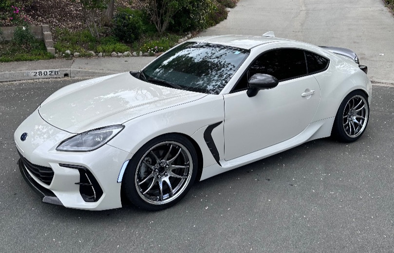 Rylee's 2022 Subaru BRZ on 18x9.5 +38mm Work CRP2