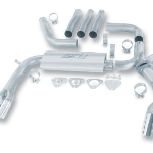 Borla 84-92 Chevrolet Camaro / Pontiac Trans Am 5.0L/5.7L V8 3in Adj SS Cat-Back Exhaust w/ Adapters 14888