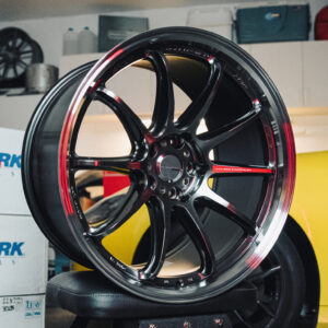 WORK Emotion ZR10 19x10.5 +15 5x114.3 Glim Black Diamond Rim Cut