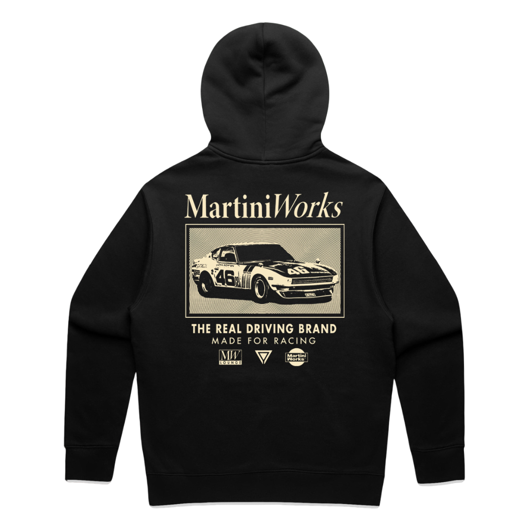Made For Racing Datsun Hoodie - Black | MartiniWorks