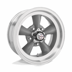 American Racing Vintage VN105 TORQ THRUST D 15x6 4 5x120.65 Torq Thrust Gray W/ Mach Lip