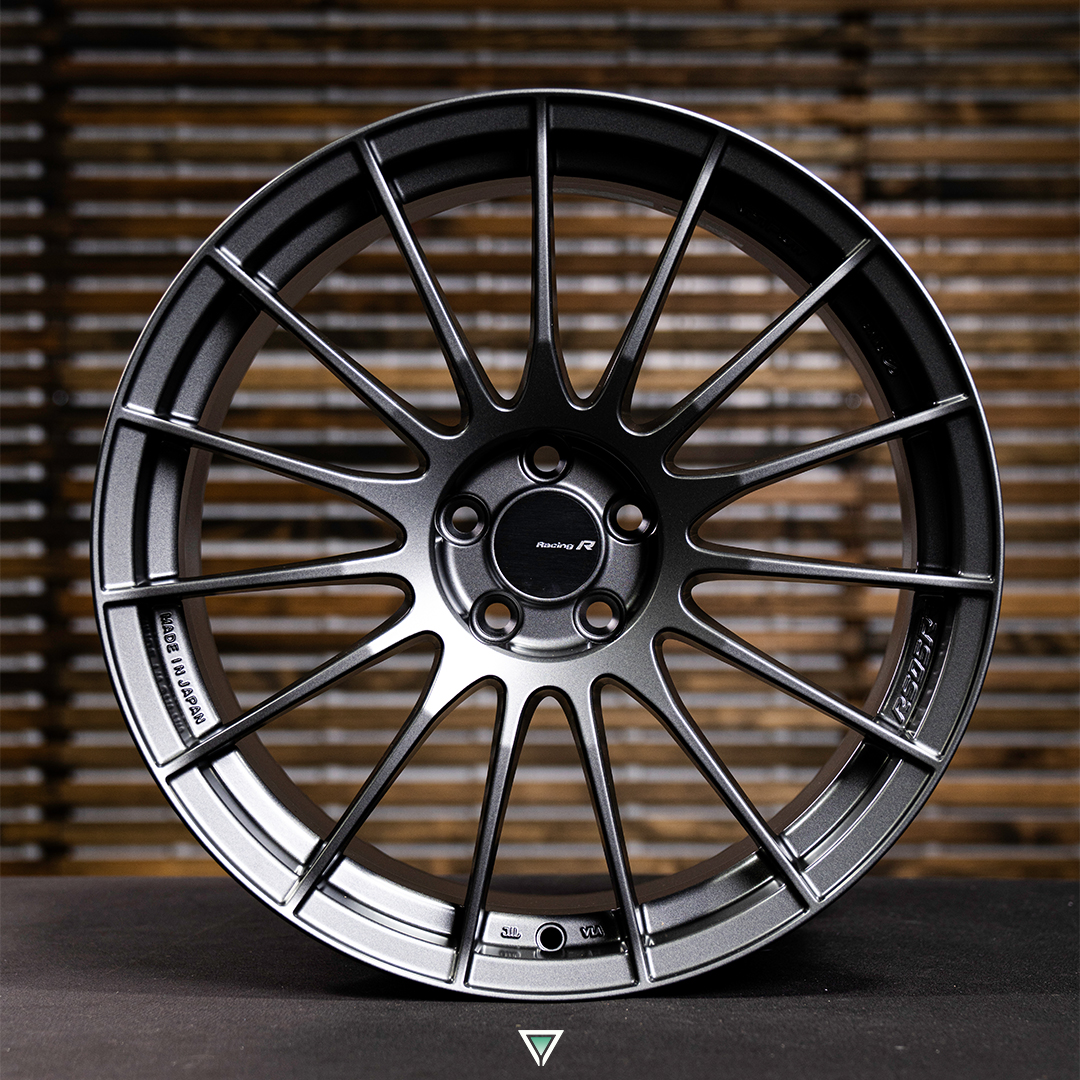 Enkei RS05-RR 18x8.5 42mm ET 5x100 75.0 Bore Matte Gunmetal Wheel