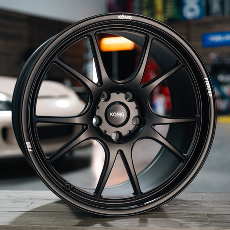 Windowed 5 Spoke - Konig Forged F3S Satin Charcoal