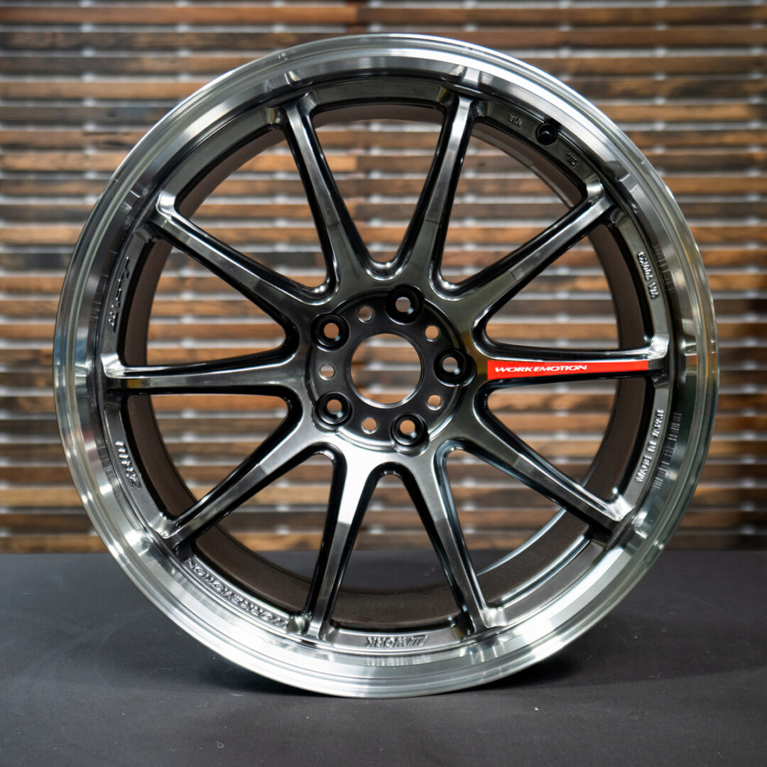 WORK Emotion ZR10 18x9.5 22 5x114.3 Glim Black Diamond Rim Cut