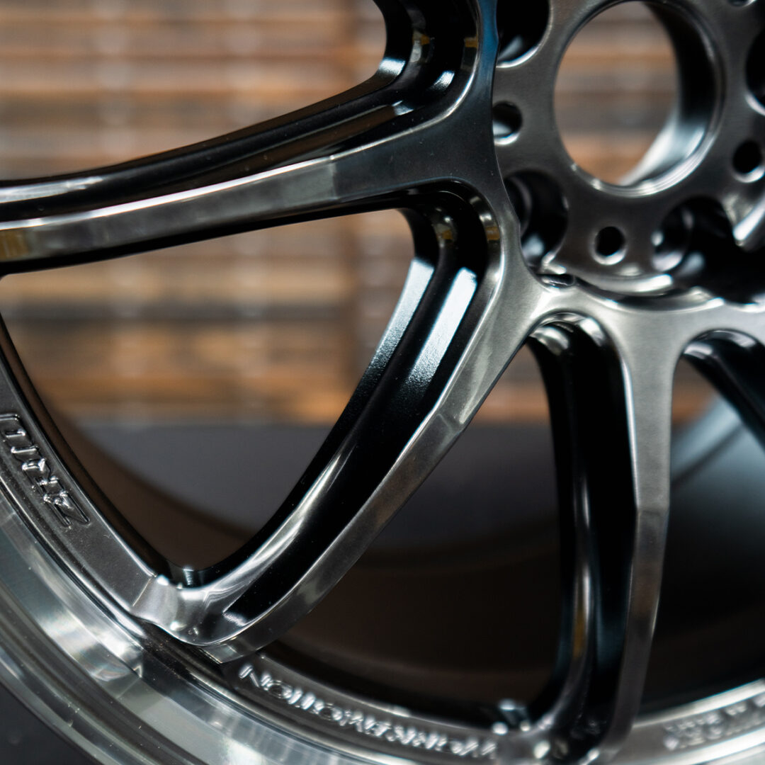 WORK Emotion ZR10 19x9.5 +38 5x114.3 Glim Black Diamond Rim Cut