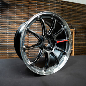 WORK Emotion ZR10 19x10.5 +15 5x114.3 Glim Black Diamond Rim Cut