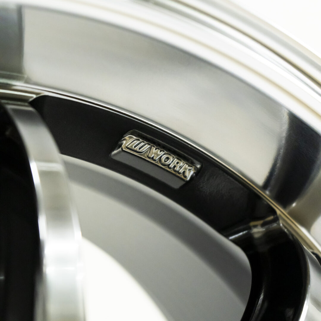 WORK Emotion D9R 19x9.5 38 5x120 GT Silver Rim Cut GTSRC 72.5mm