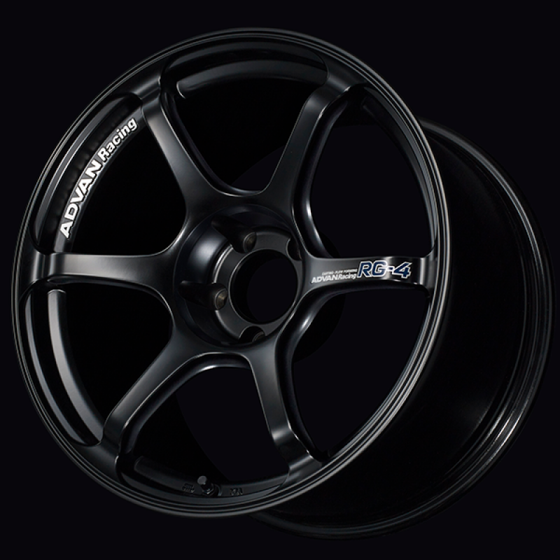 Advan RG-4 17x9 63 5x114.3 Semi Gloss Black | MartiniWorks