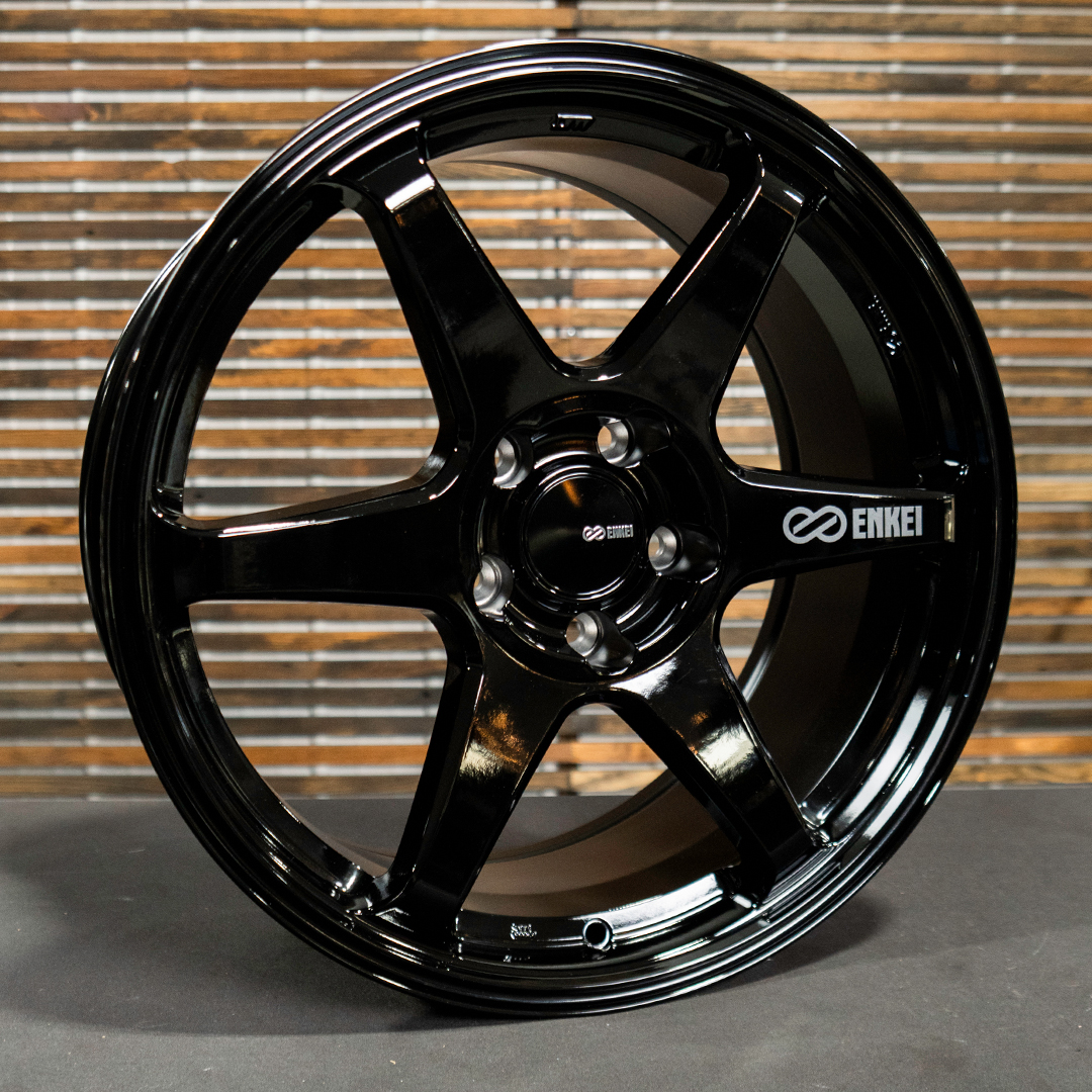 Enkei T6R 18x8 45mm Offset 5x112 Bolt Pattern 72.6 Bore Gloss